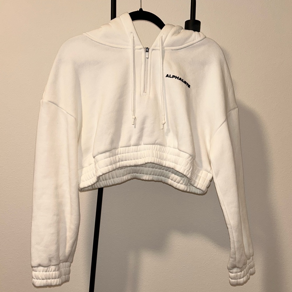 Alphalete cropped sweater